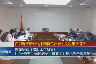 周振宇就《政府工作报告》《