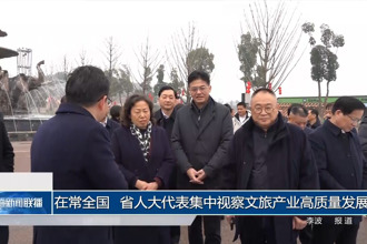 在常全国、省人大代表集中视察文旅产业高质量发展