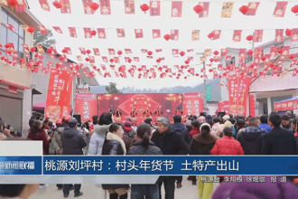 桃源刘坪村：村头年货节 土特产出山
