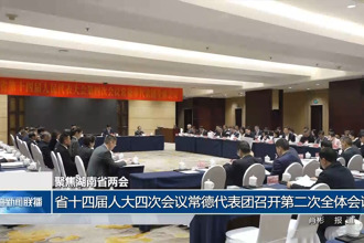 省十四届人大四次会议常德代表团召开第二次全体会议
