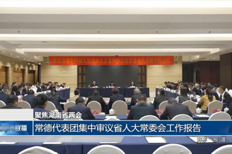 常德代表团集中审议省人大常委会工作报告