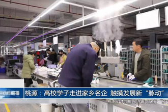 桃源：高校学子走进家乡名企 触摸发展新