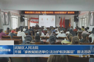 武陵区人民法院开展