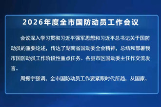 周振宇主持召开2026年度常德市国防动员工作会议