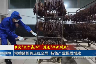 常德酱板鸭走红全网 特色产业提质增效