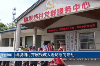 津市：杨坝垱村开展残疾人走访慰问活动