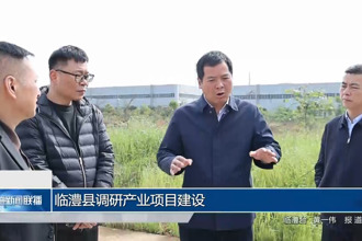 临澧县调研产业项目建设