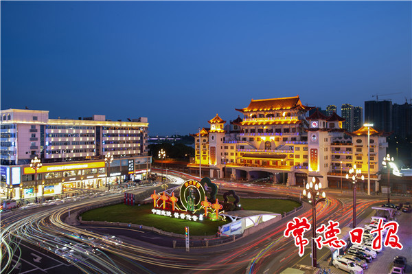 武陵阁夜色 