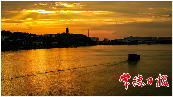 孤峰夕照